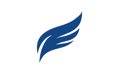 Ala pájaro halcón águila ángulo logo v2