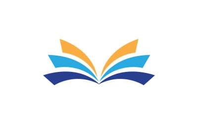 Book read hand logo vector v3