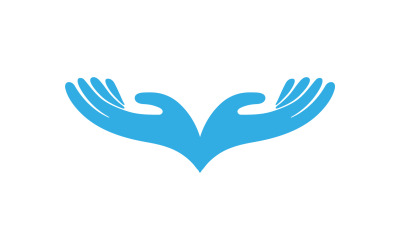 Hand care help care logo v4