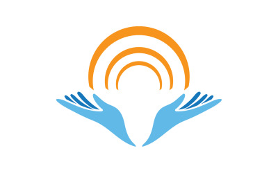 Libro leer mano logo vector v9