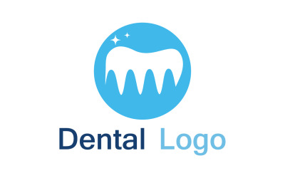 Salud dental cuidado dentis logo vector v13