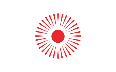Sun brush logo nature circle v3