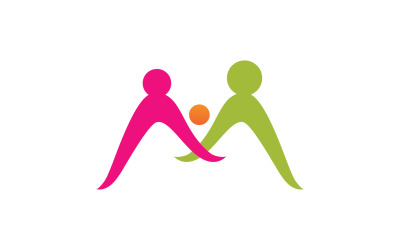 Team group community people team logo v7