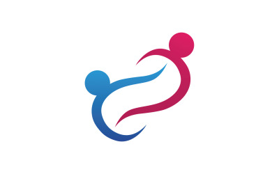 Zespół grupa społeczność ludzie logo zespołu v9