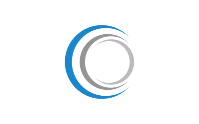 Circle c logo initial business logo v1