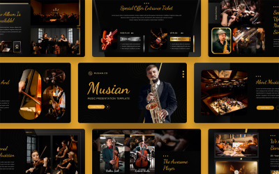 Musian – Music Keynote sablon