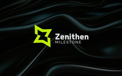 ZMW brev varumärke märke logotyp designmall