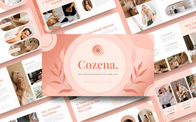 Cozena - Centro de Spa Plantilla PowerPoint