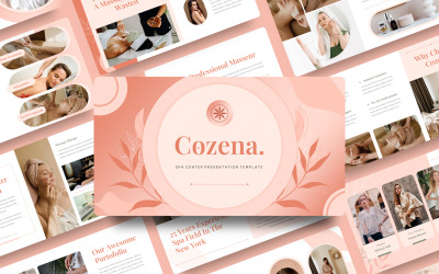 Cozena - 水疗中心 PowerPoint演示模板