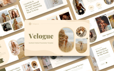 Modello PowerPoint - Moda estetica Velogue