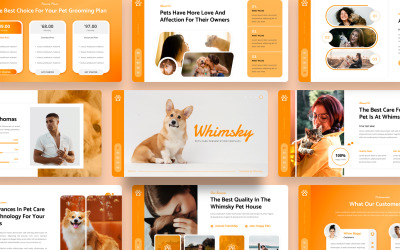 Whimsky - Modello di nota chiave per la cura degli animali domestici