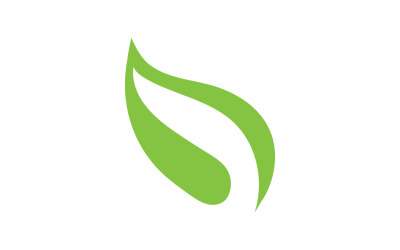 Eco green nature tree element logo v6