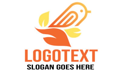 Logo-Vorlage für das Vogelleben-Logo
