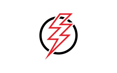 Strom rayo relámpago vector logo v26