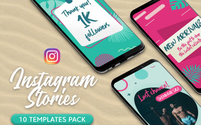 Histoires Instagram - Soldes d&amp;#39;été