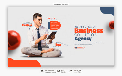 Creative Business Agency Social Media Banner Cover Template