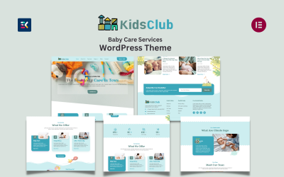 Kids Club - Baby Care Services WordPress Theme