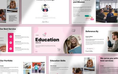 Modèle de présentation de l&amp;#39;éducation numérique