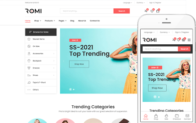 Romi - Fashion Stores WooCommerce WordPress Theme