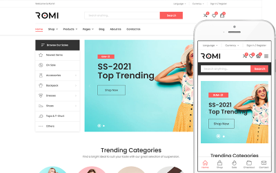 Romi - Tema WooCommerce de WordPress para tiendas de moda