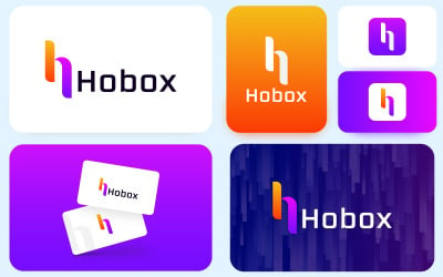 Branding H Logo prezentace, Branding, podnikání, logo