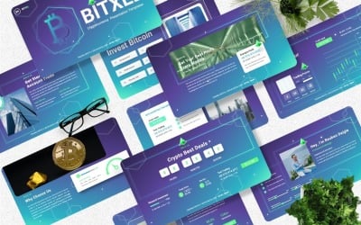 Bitxel - Modèles Googleslide de crypto-monnaie