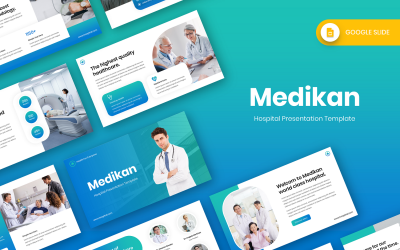 Medikan - Modèle de diapositive Google pour l&amp;#39;hôpital