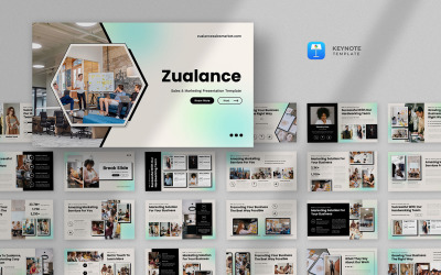 Zualance - Keynote-mall för försäljningsmarknadsföring
