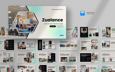 Zualance — szablon prezentacji marketingowej sprzedaży