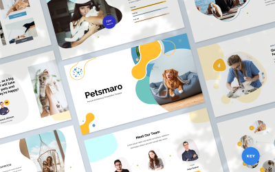 Petsmaro - Plantilla de Keynote para presentaciones veterinarias y de cuidado de mascotas