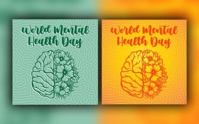 World Mental Health Day Social Media Post Design