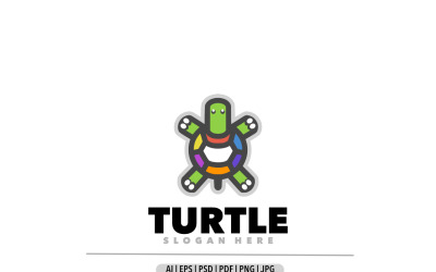 乌龟简单卡通设计标志
