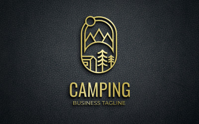 Camping Logo - Nature Landscape