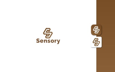 Erstellen Sie ein Logo-Design für den Buchstaben S mit dem Symbol für die mobile App