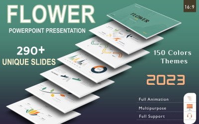Flor - modelo de PowerPoint multifuncional