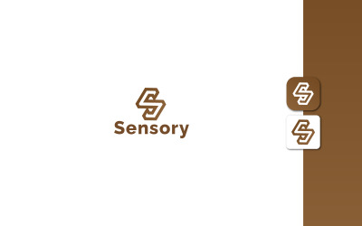 Utwórz projekt Logo litery S z ikoną aplikacji mobilnej