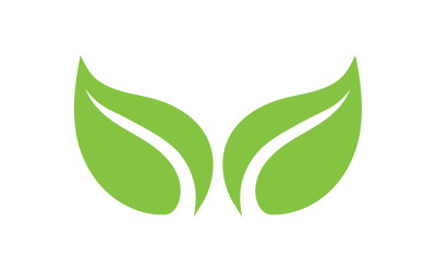 Eco green nature tree element logo v.5