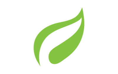 Eco verde naturaleza árbol elemento logo v.4
