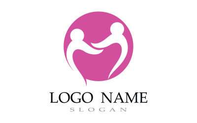Family care people team success human  community logo v17