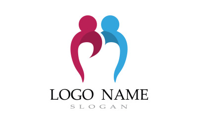 Family care people team success human  community logo v3