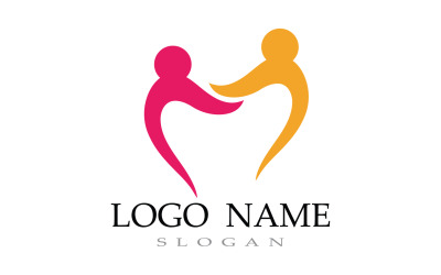 Family care people team success human  community logo v7