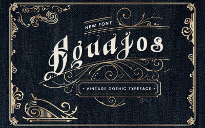 Fonte - Equajos Vintage Gothic