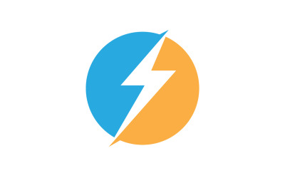 Logotipo de relámpago relámpago de Strom v.16