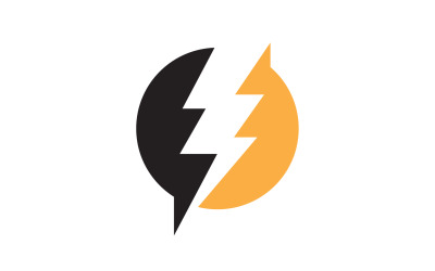 Strom rayo relámpago relámpago logo v.15