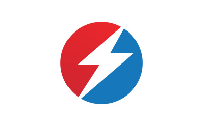 Strom rayo relámpago relámpago logo v.18
