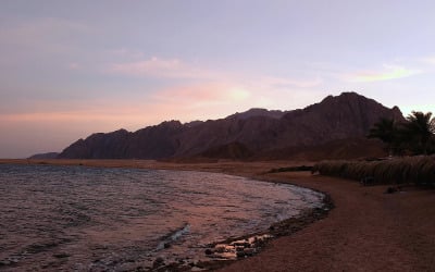 Sunset in Sinai- Video stock