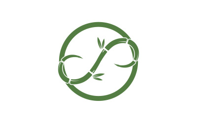 Bambusbaum-Logo-Vektor v.7