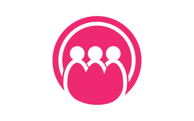 Family care people team success human character community logo v.27