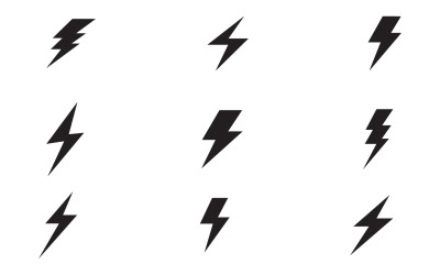Strom rayo relámpago relámpago logo v.28