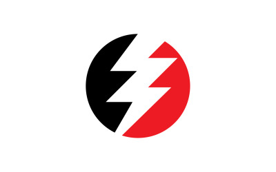 Strom rayo relámpago vector logo v.25